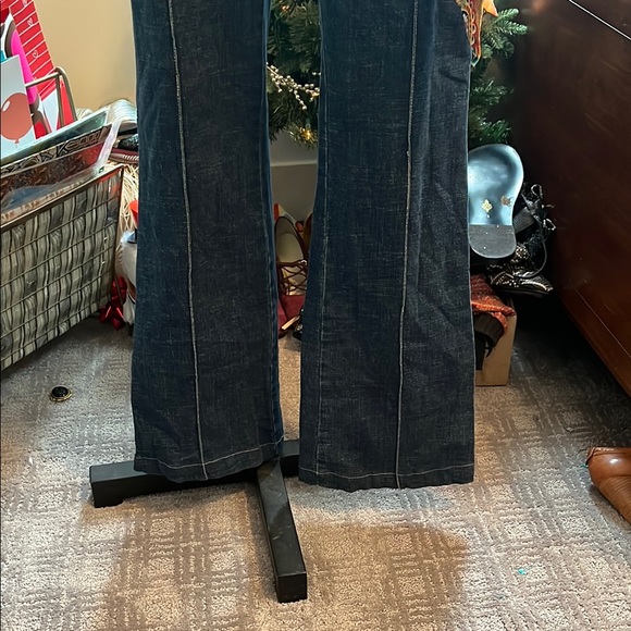 Vintage Bohemian Stretch Denim Low Rise. - Picture 4 of 12